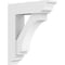 Ekena Millwork Standard Imperial Architectural Grade PVC Bracket With Traditional Ends, 3"W x 12"D x 14"H BKTP03X12X14IMP01 - alternate 1